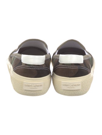 Saint Laurent Canvas Printed Sneakers