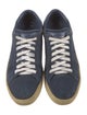 Saint Laurent Suede Distressed Accents Sneakers
