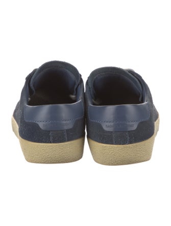 Saint Laurent Suede Distressed Accents Sneakers