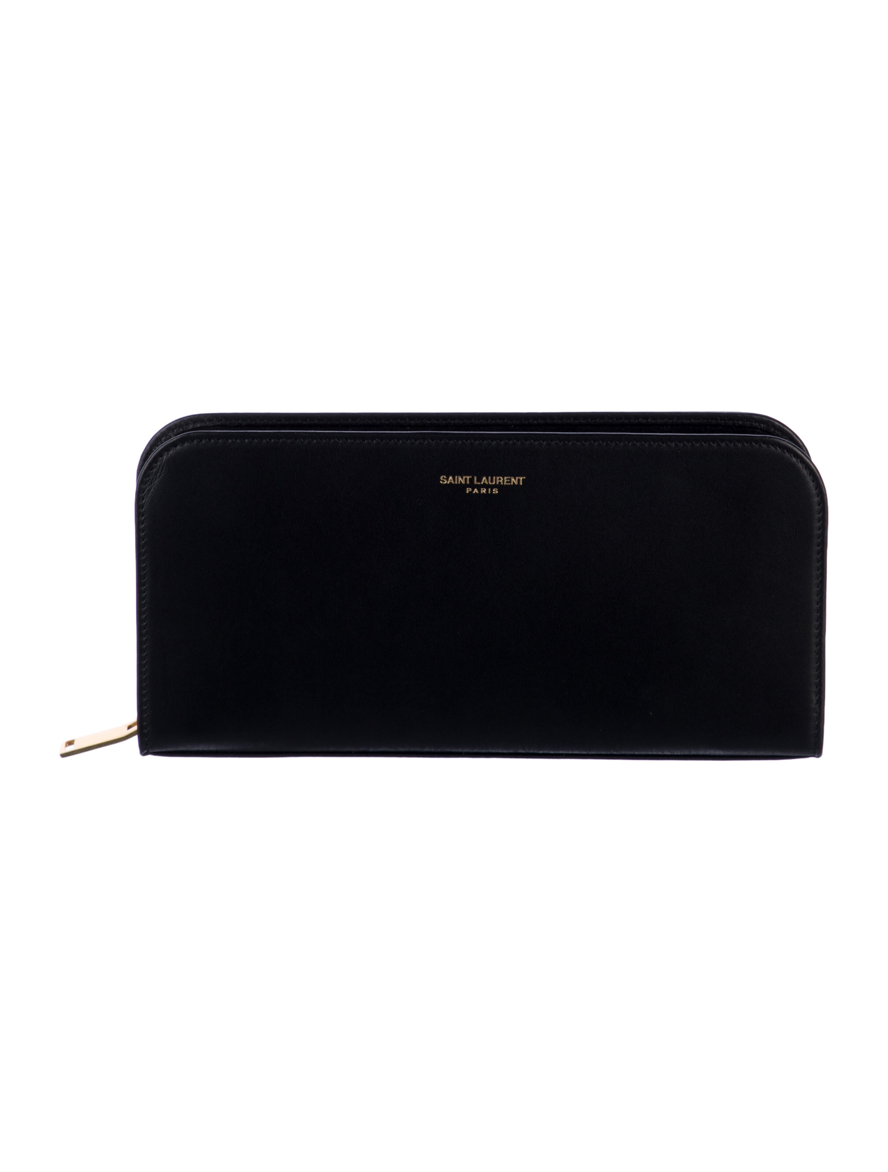 Saint Laurent 2016 Leather Continental Wallet