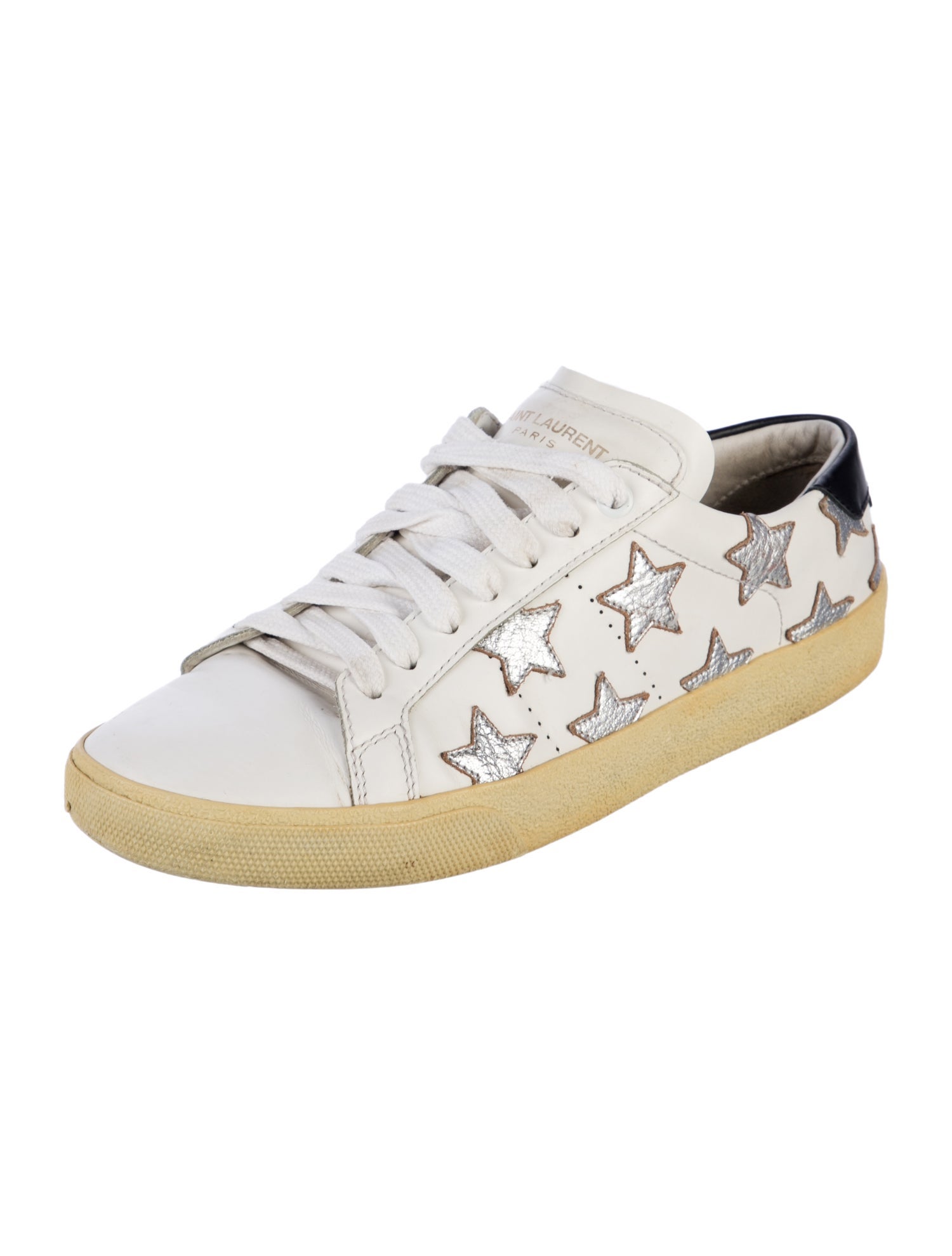 Saint Laurent Leather Sneakers