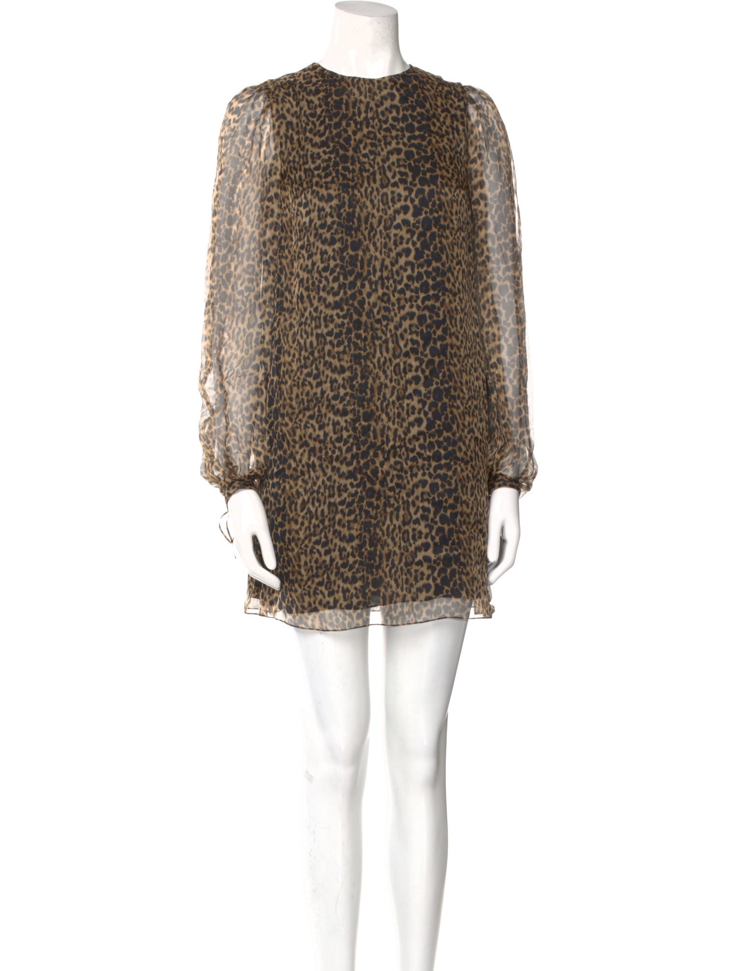 Saint Laurent Silk Mini Dress w/ Tags