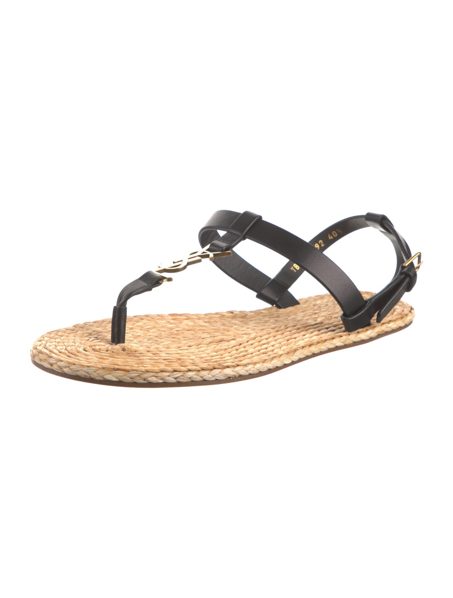 Saint Laurent Leather Espadrilles w/ Tags