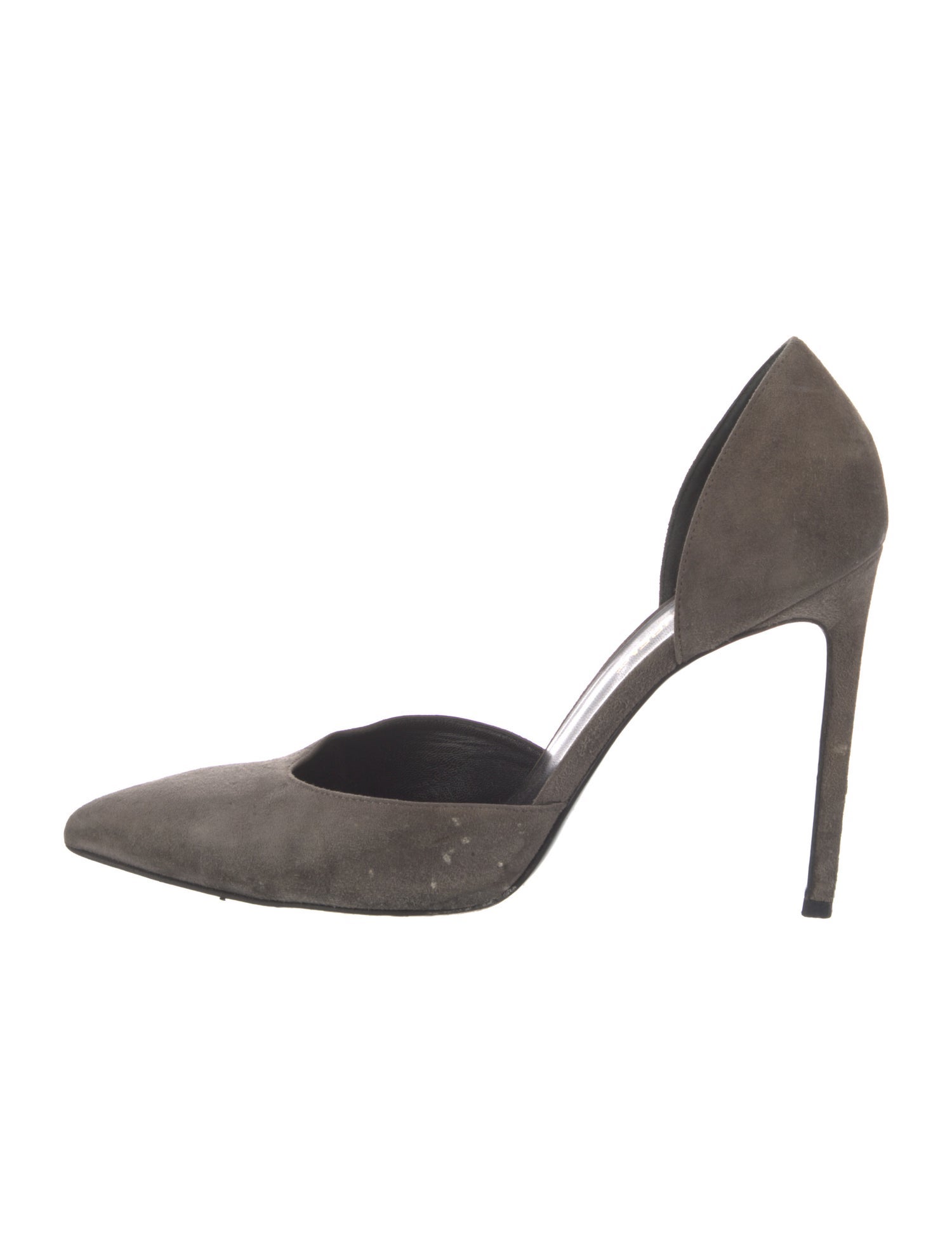 Saint Laurent Suede D'Orsay Pumps