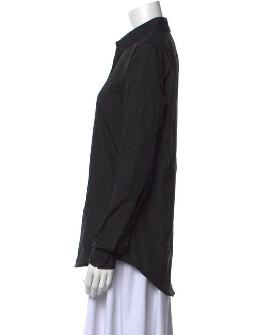 Saint Laurent Long Sleeve Button-Up Top