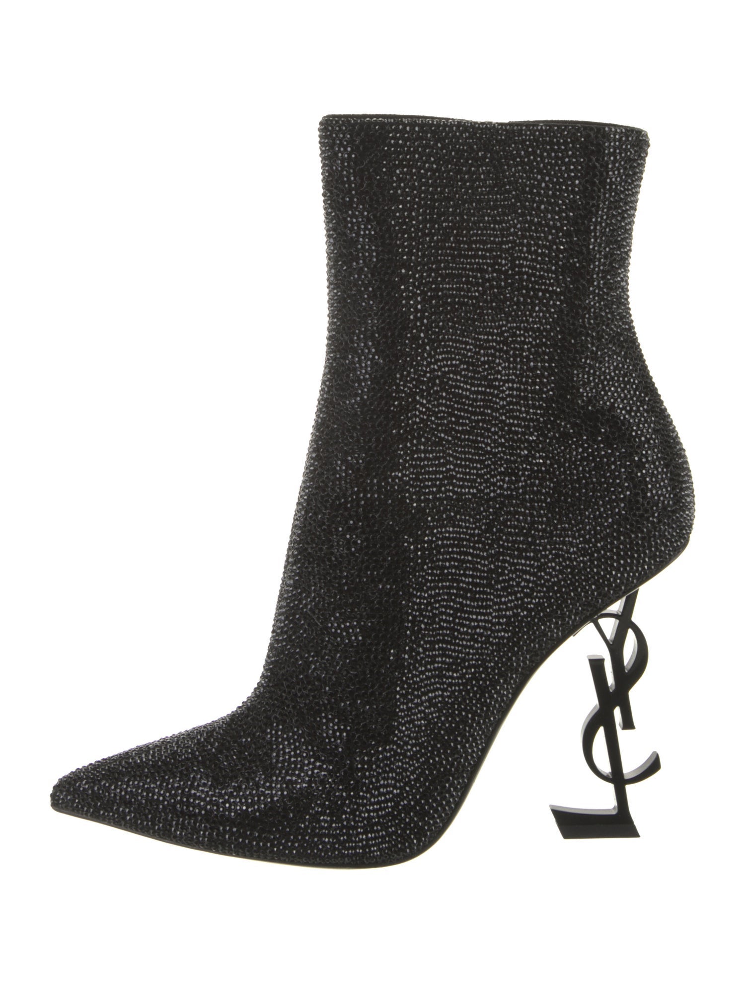 Saint Laurent Crystal Sock Boots
