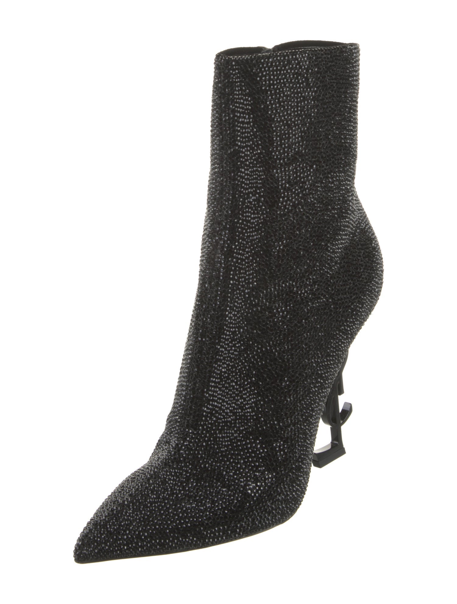 Saint Laurent Crystal Sock Boots