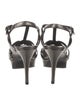 Saint Laurent Leather T-Strap Pumps