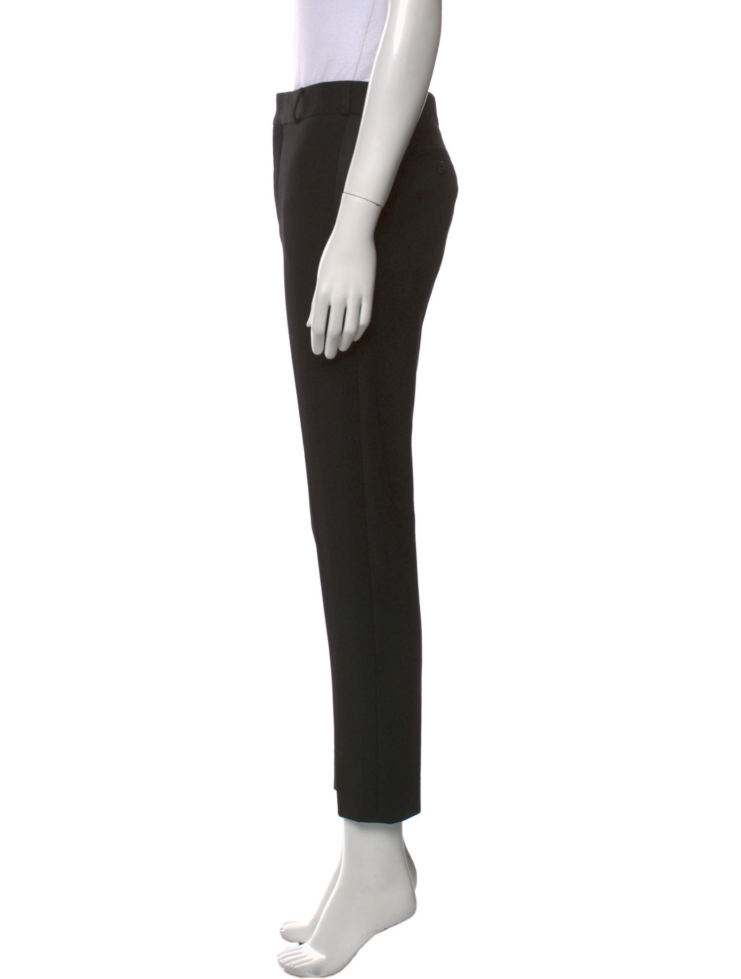 Saint Laurent Virgin Wool Skinny Leg Pants