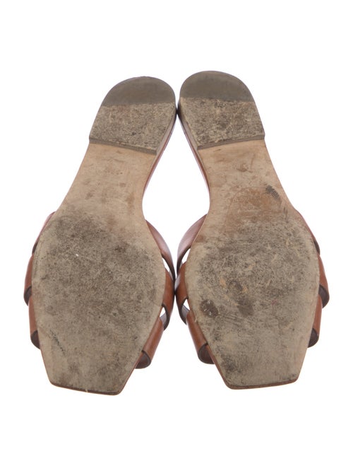 Saint Laurent Leather Slides