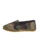 Saint Laurent Canvas Camouflage Print Espadrilles