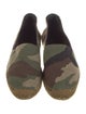 Saint Laurent Canvas Camouflage Print Espadrilles