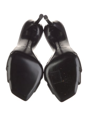 Saint Laurent Leather Slides