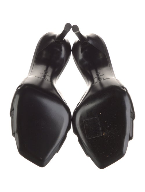 Saint Laurent Leather Slides
