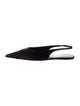 Saint Laurent Satin Slingback Flats