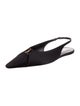 Saint Laurent Satin Slingback Flats