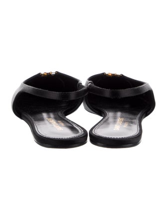 Saint Laurent Satin Slingback Flats