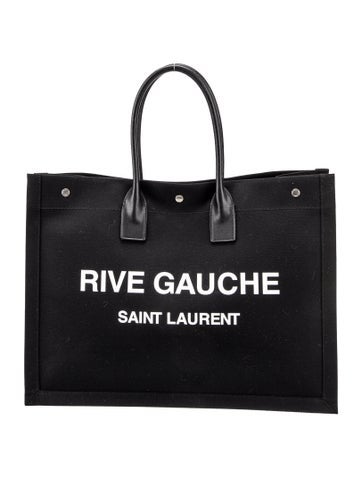 Saint Laurent Totes Canvas Rive Gauche Large