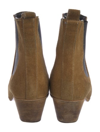 Saint Laurent Suede Chelsea Boots