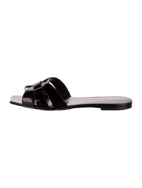 Saint Laurent Patent Leather Slides