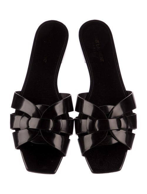 Saint Laurent Patent Leather Slides