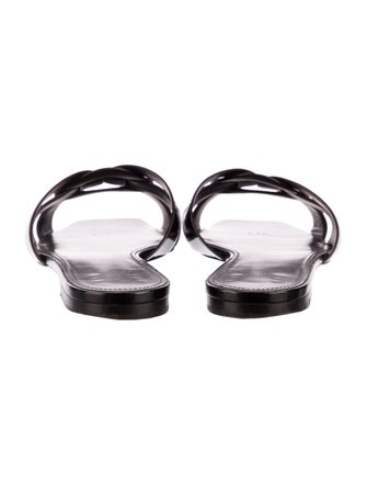 Saint Laurent Patent Leather Slides