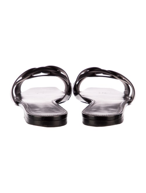 Saint Laurent Patent Leather Slides