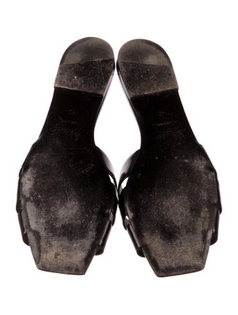 Saint Laurent Patent Leather Slides