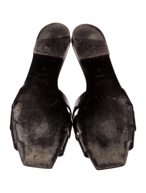Saint Laurent Patent Leather Slides