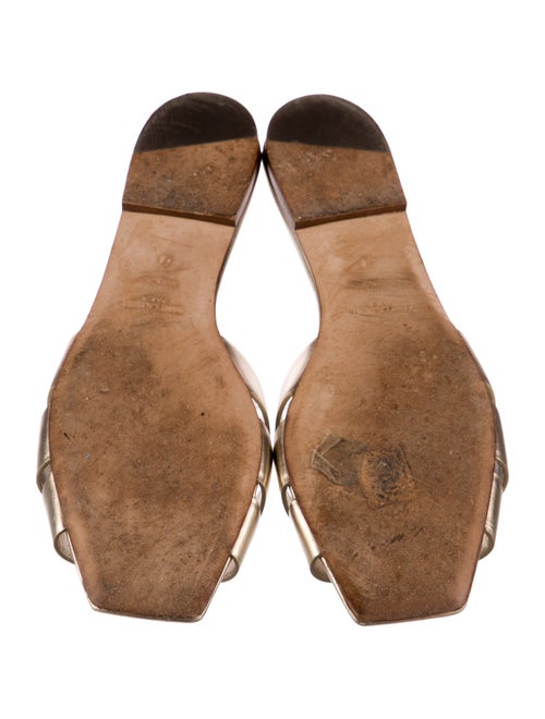 Saint Laurent Leather Slides