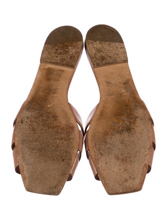 Saint Laurent Patent Leather Slides