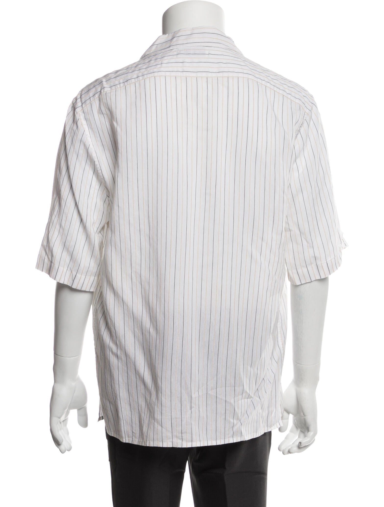 Saint Laurent 2020 Striped Shirt