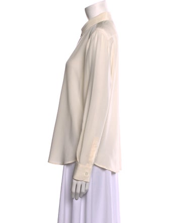 Saint Laurent 2013 Silk Button-Up Top