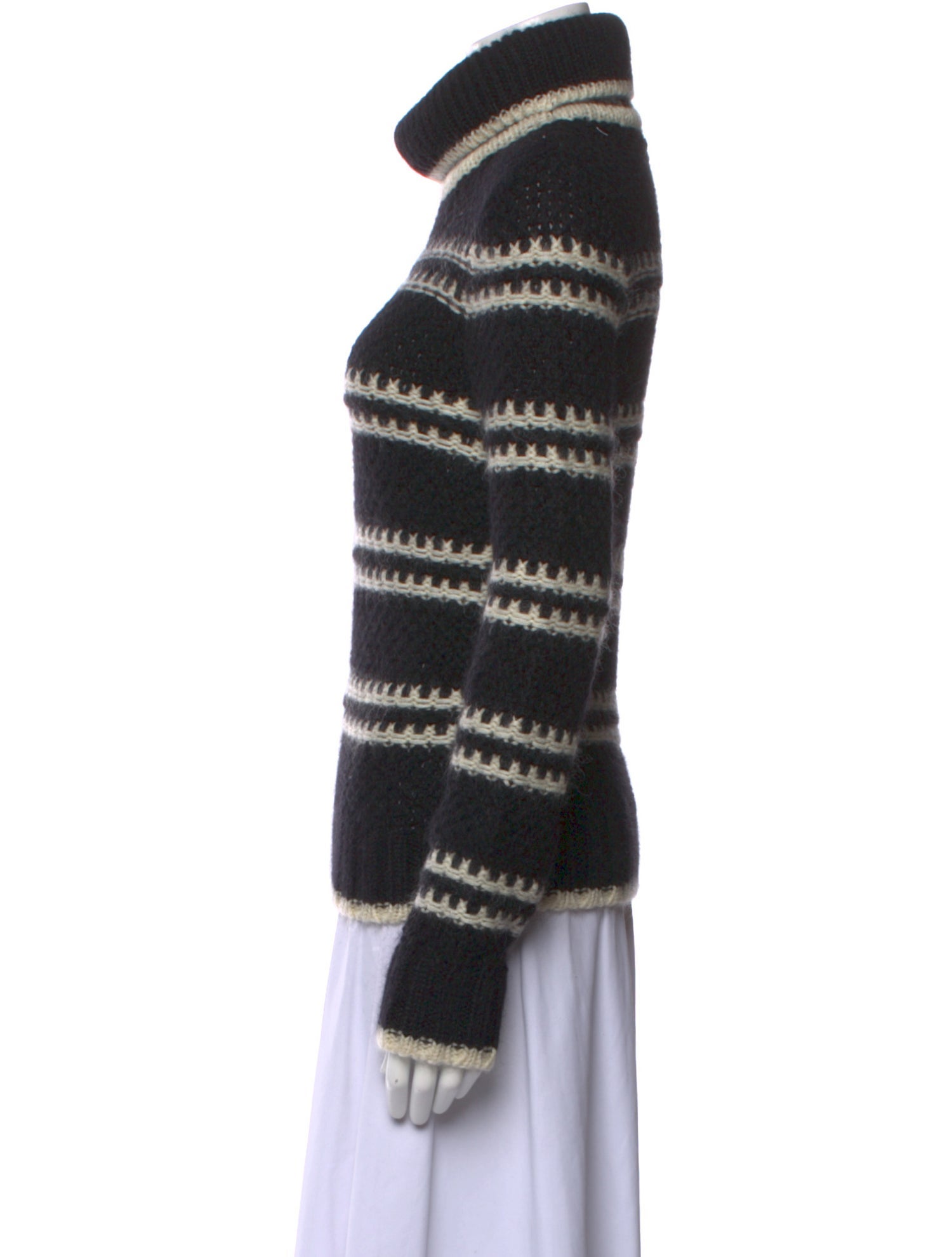 Saint Laurent Wool Striped Sweater