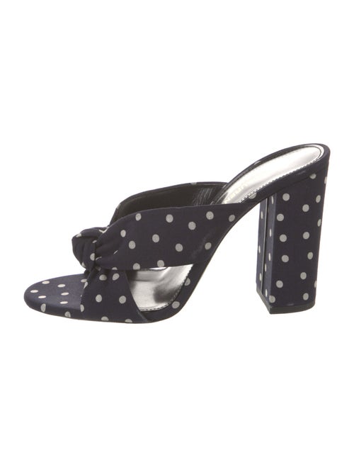 Saint Laurent Polka Dot Print Slides
