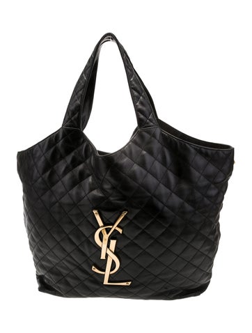 Saint Laurent Totes Lambskin Icare Maxi Shopping Tote