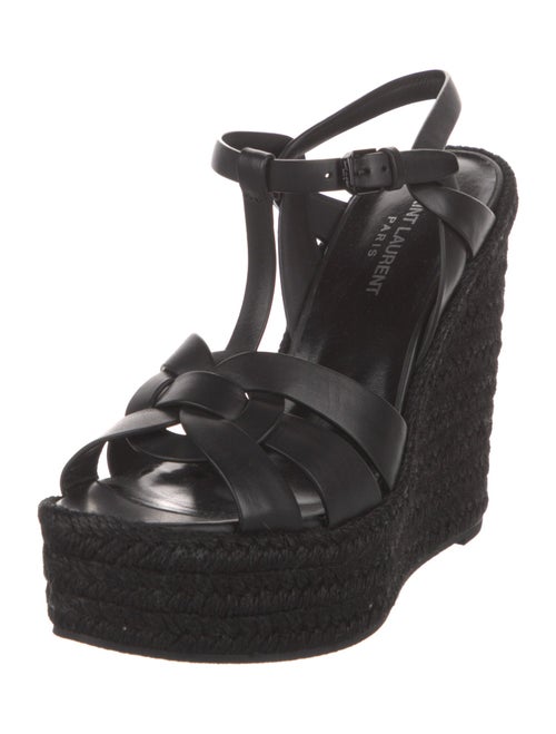 Saint Laurent Leather Espadrilles