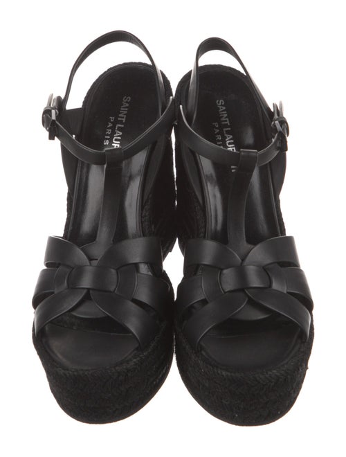 Saint Laurent Leather Espadrilles