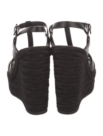 Saint Laurent Leather Espadrilles