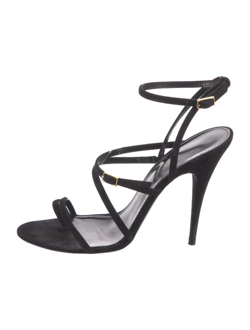 Saint Laurent Suede Slingback Sandals