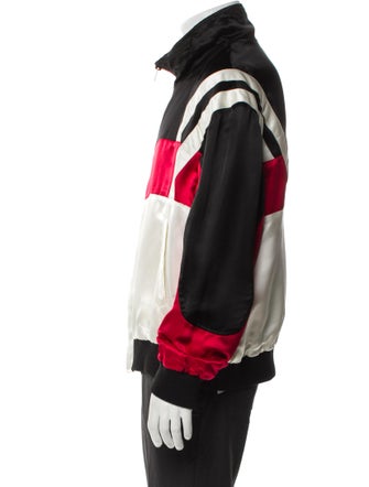 Saint Laurent 2022 Colorblock Pattern Windbreaker