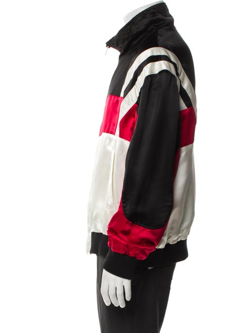 Saint Laurent 2022 Colorblock Pattern Windbreaker