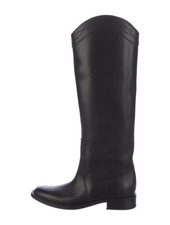 Saint Laurent Leather Riding Boots