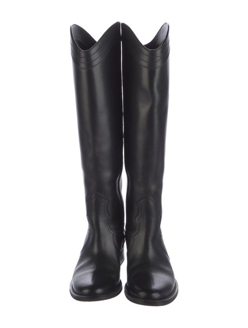 Saint Laurent Leather Riding Boots