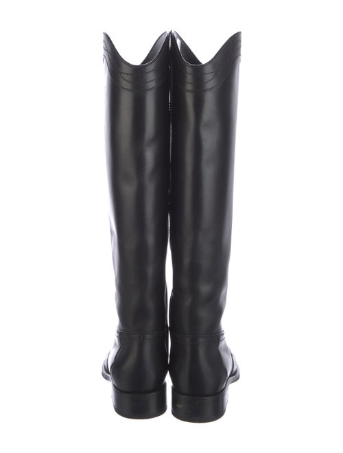Saint Laurent Leather Riding Boots