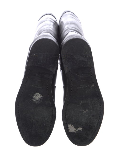 Saint Laurent Leather Riding Boots