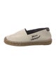 Saint Laurent Canvas Embroidered Accent Espadrilles