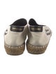 Saint Laurent Canvas Embroidered Accent Espadrilles