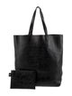 Saint Laurent Embossed Leather Tote