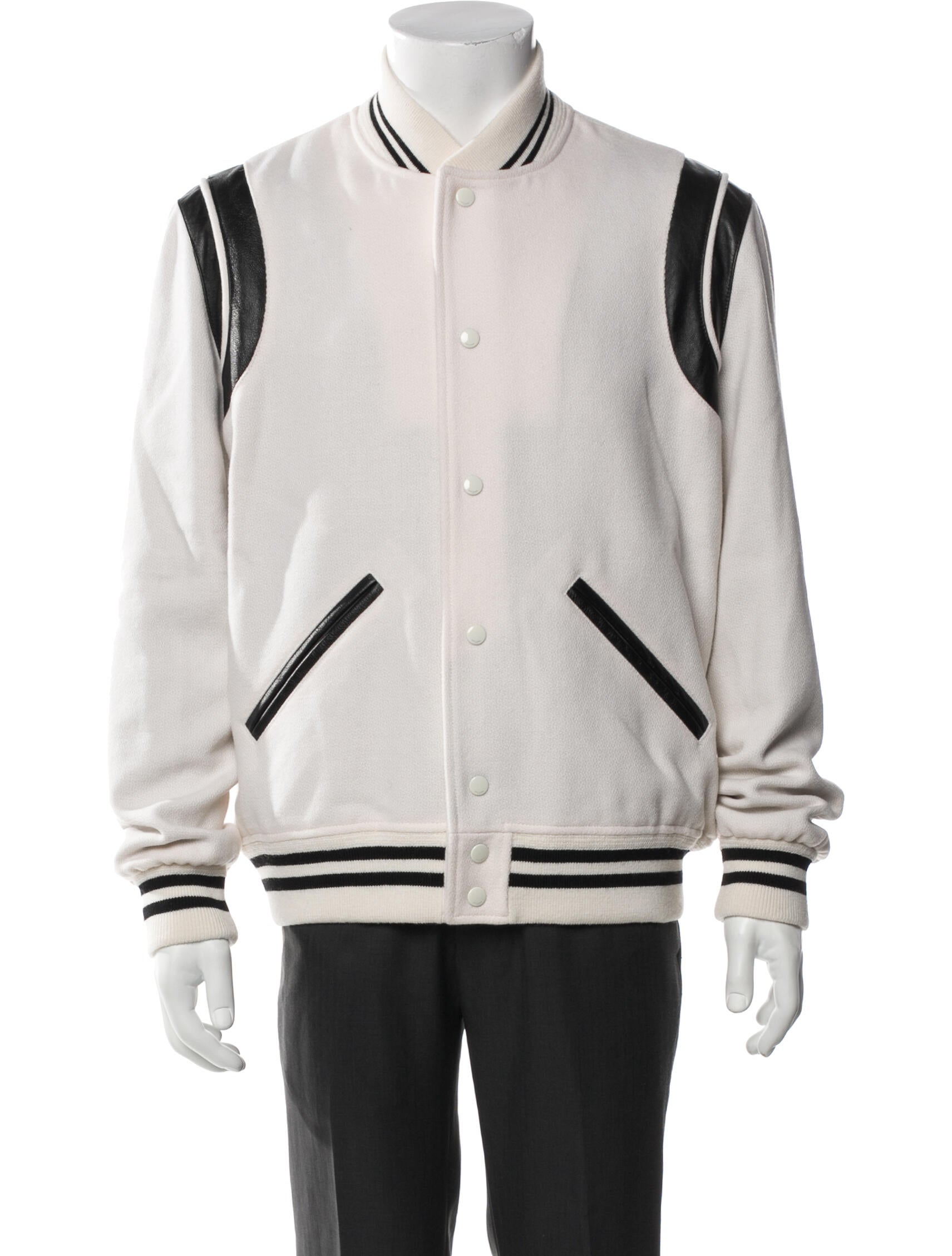 Saint Laurent 2022 Teddy Varsity Jacket